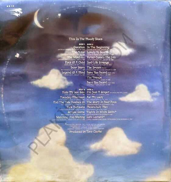 THE MOODY BLUES - THIS IS THE MOODY BLUES 2 LP PLAK
