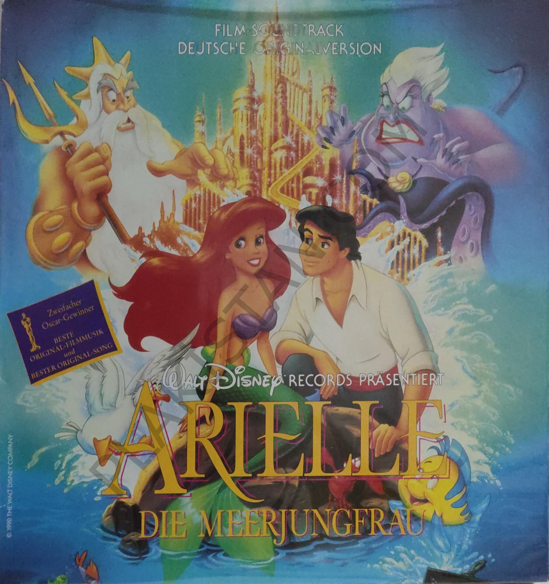 Arielle, Die Meerjungfrau (Film Soundtrack - Deutsche Originalversion LP PLAK