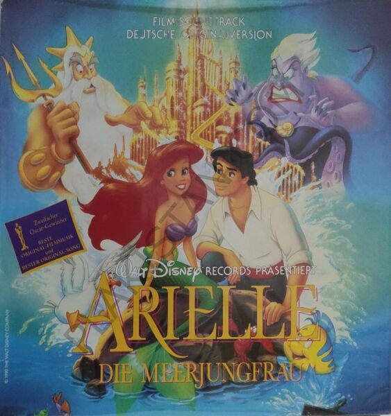 Arielle, Die Meerjungfrau (Film Soundtrack - Deutsche Originalversion LP PLAK