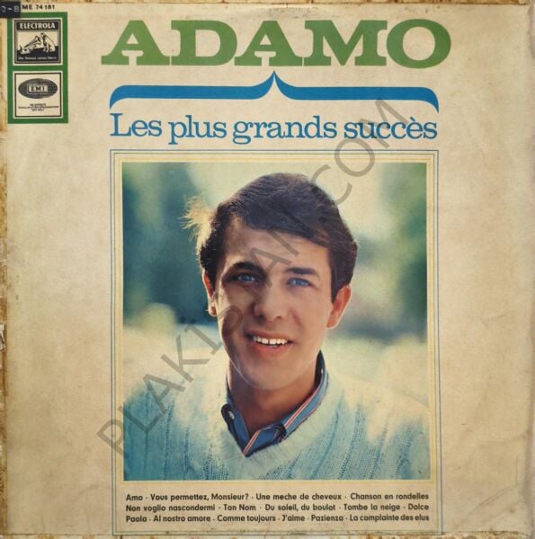Adamo  - Les Plus Grands Succes LP PLAK