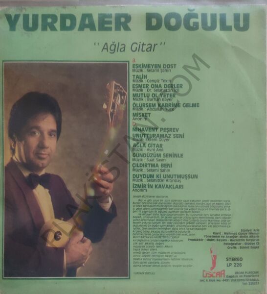Yurdaer Doğulu Ağla Gitar LP