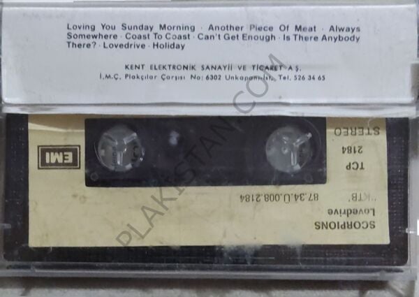 Scorpions – Lovedrive - KAĞIT BASKI KASET