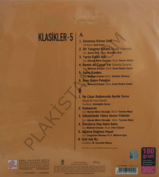 Zeki Müren Klasikler 5 LP