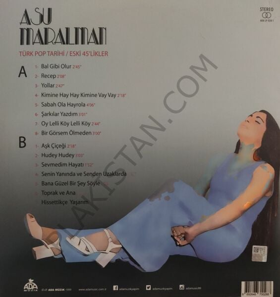 Asu Maralman Türk Pop Tarihi / Eski 45’lik Toplaması – LP