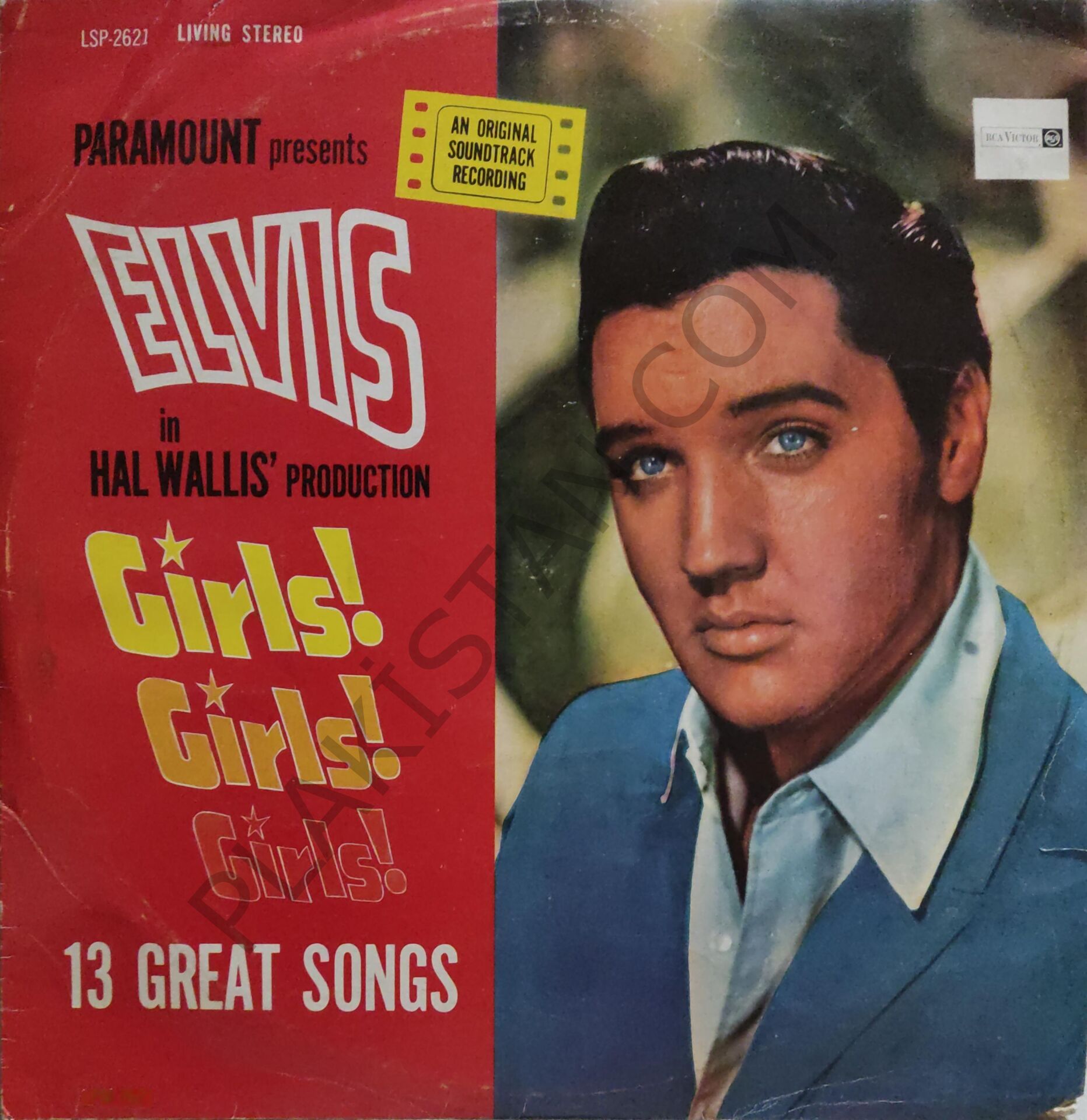 Elvis Presley ‎– Girls! Girls! Girls! LP PLAK