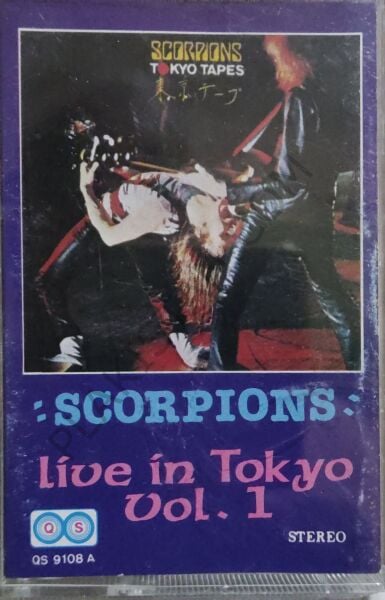 Scorpions Live in Tokyo vol. 1  KAĞIT BASKI KASET
