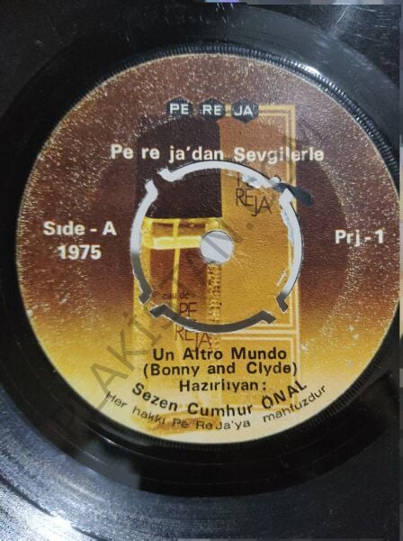 Sezen Cumhur Önal - Pe Re Ja - 45 lik PLAK