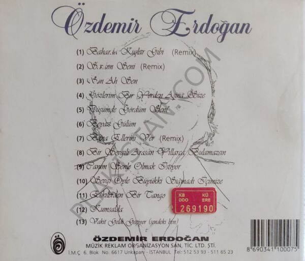 Özdemir Erdoğan – Besteler - Güfteler 1974 - 1984 CD