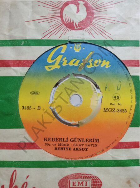 Behiye Aksoy - Bülbülün çilesi 45 lik PLAK