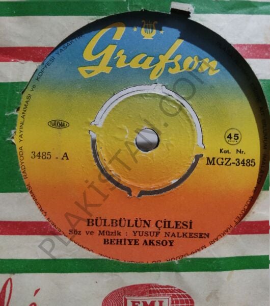 Behiye Aksoy - Bülbülün çilesi 45 lik PLAK