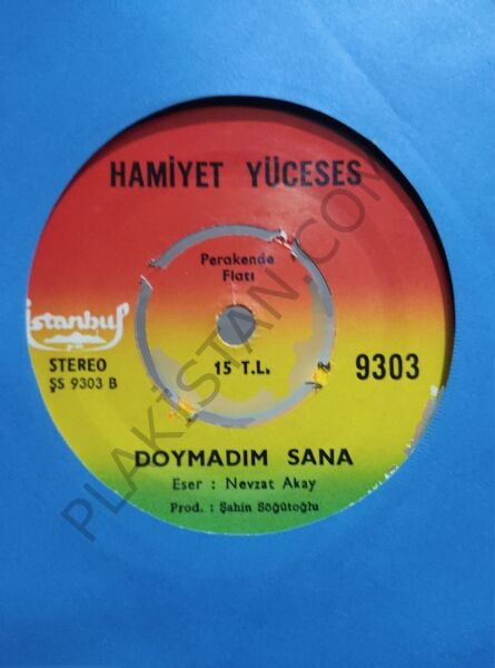 Hamiyet Yüceses - Dargınlığın nedendir 45 lik PLAK