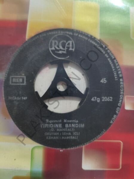Sema İçli - ( Yunan Baskı ) Tiridine Bandım 45 LİK PLAK