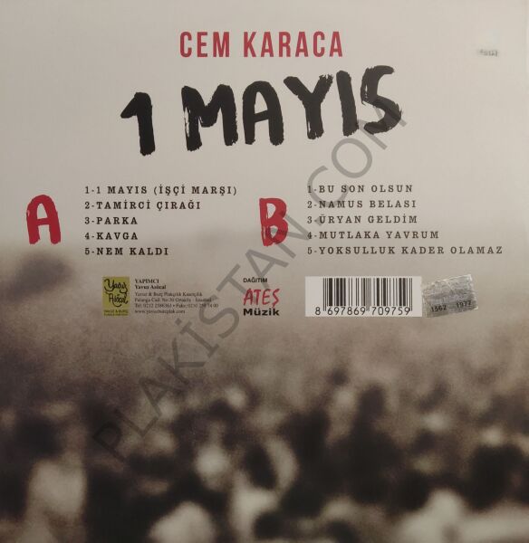 Cem Karaca 1 Mayıs LP
