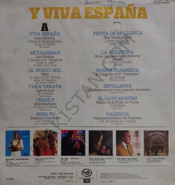 Y Viva España LP PLAK