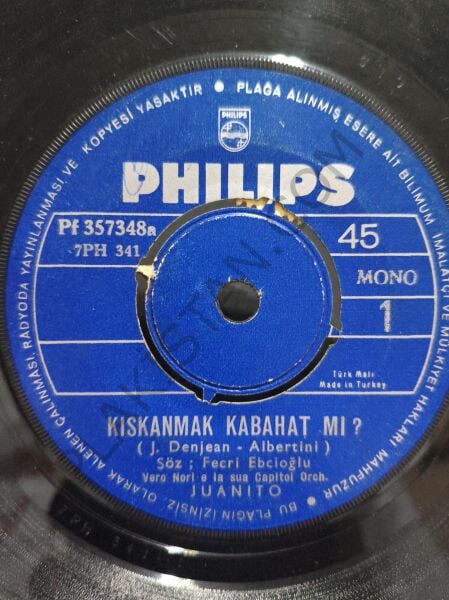 Juanıto Arkadaşımın Aşkısın 45 LİK PLAK