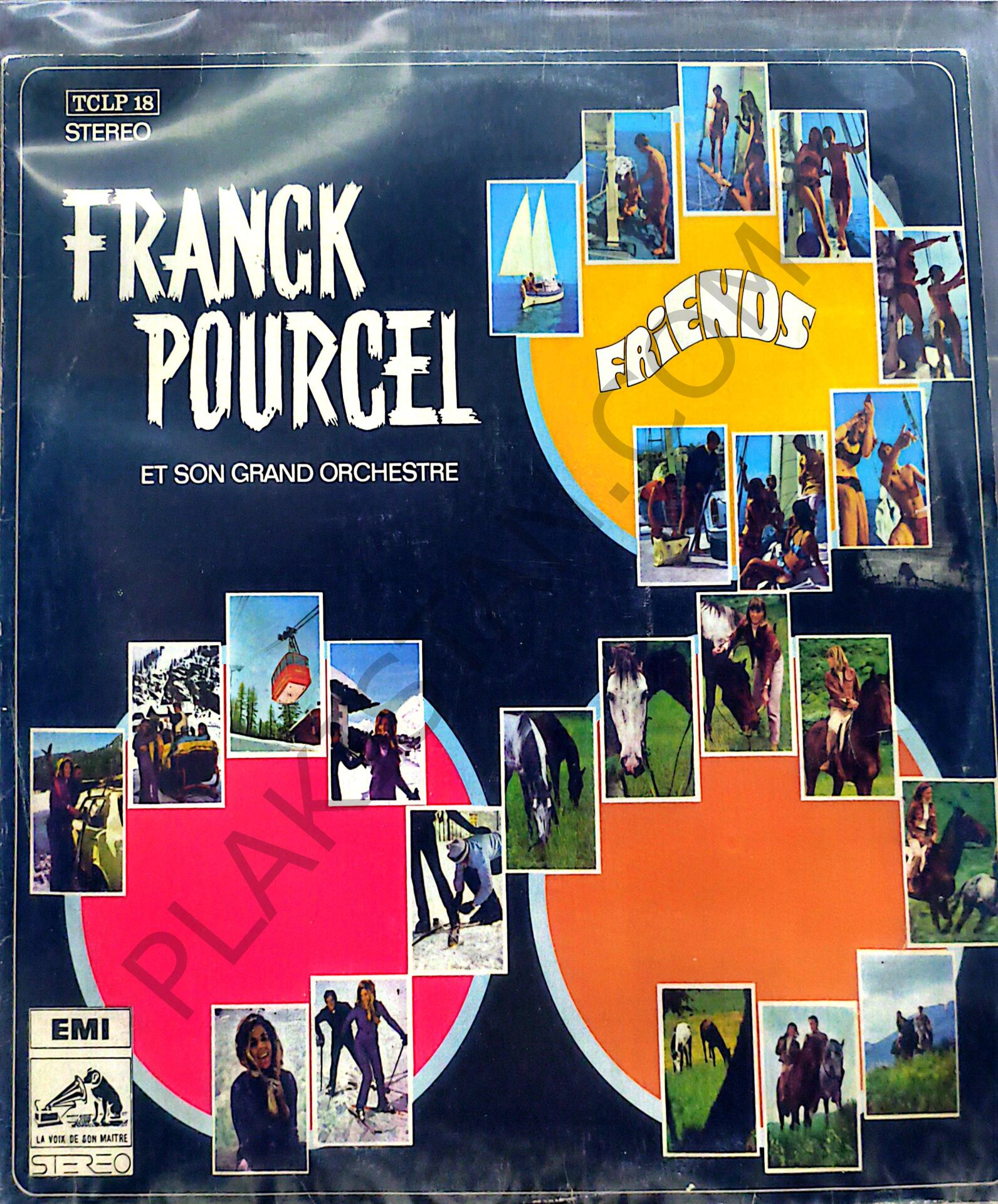 FRANCK POURCEL ET SON GRAND ORCHESTRE FRIENDS  LP PLAK
