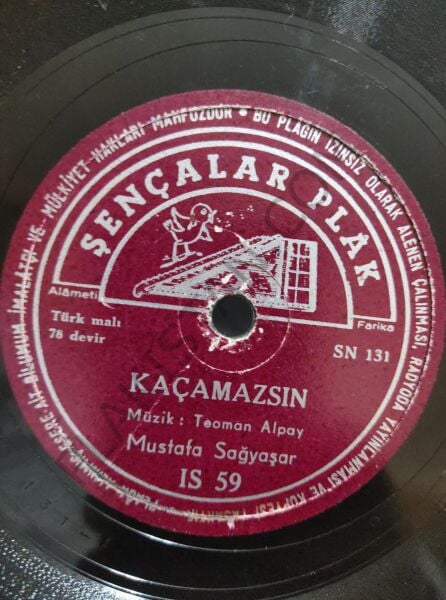 Mustafa Sağyaşar 78 devir taş plak