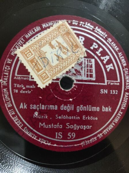 Mustafa Sağyaşar 78 devir taş plak