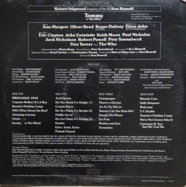 Tommy (Original Soundtrack Recording LP PLAK