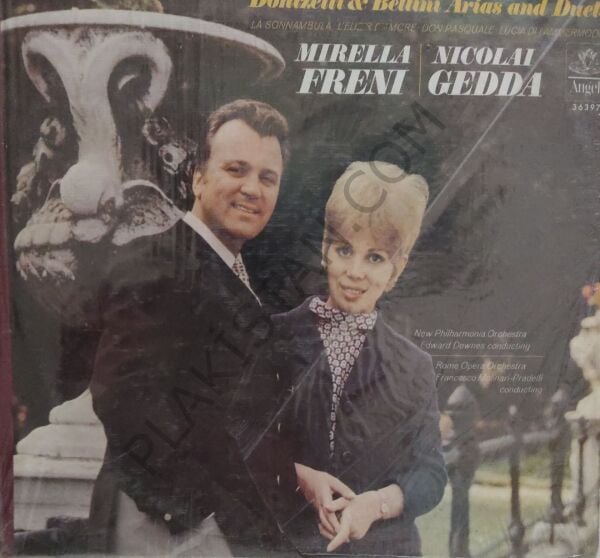 Nicolai Gedda, Mirella Freni – Donizetti & Bellini Arias and Duos LP PLAK