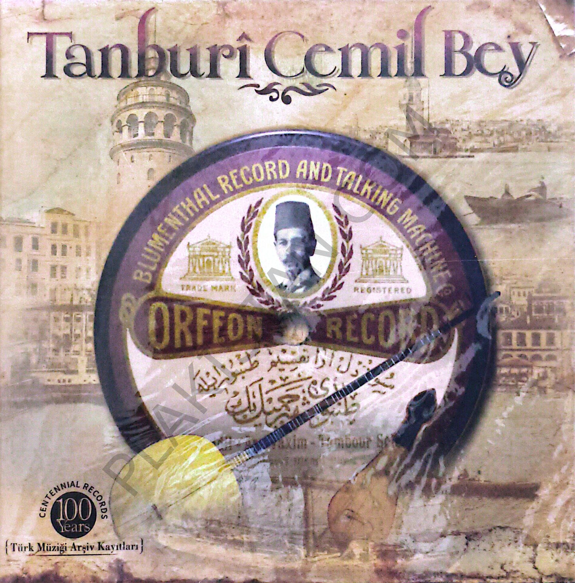 Tanburi Cemil Bey- Yüzyıllık Kayıtlar LP PLAK