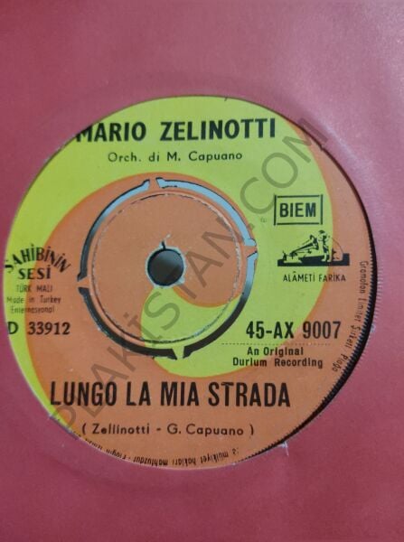 Marıo Zelınottı - Cuore Matto 45 LİK PLAK