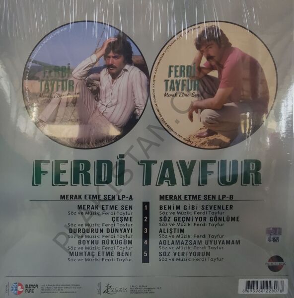 Ferdi Tayfur - ( PİCTURE PLAK ) Merak Etme Sen LP PLAK
