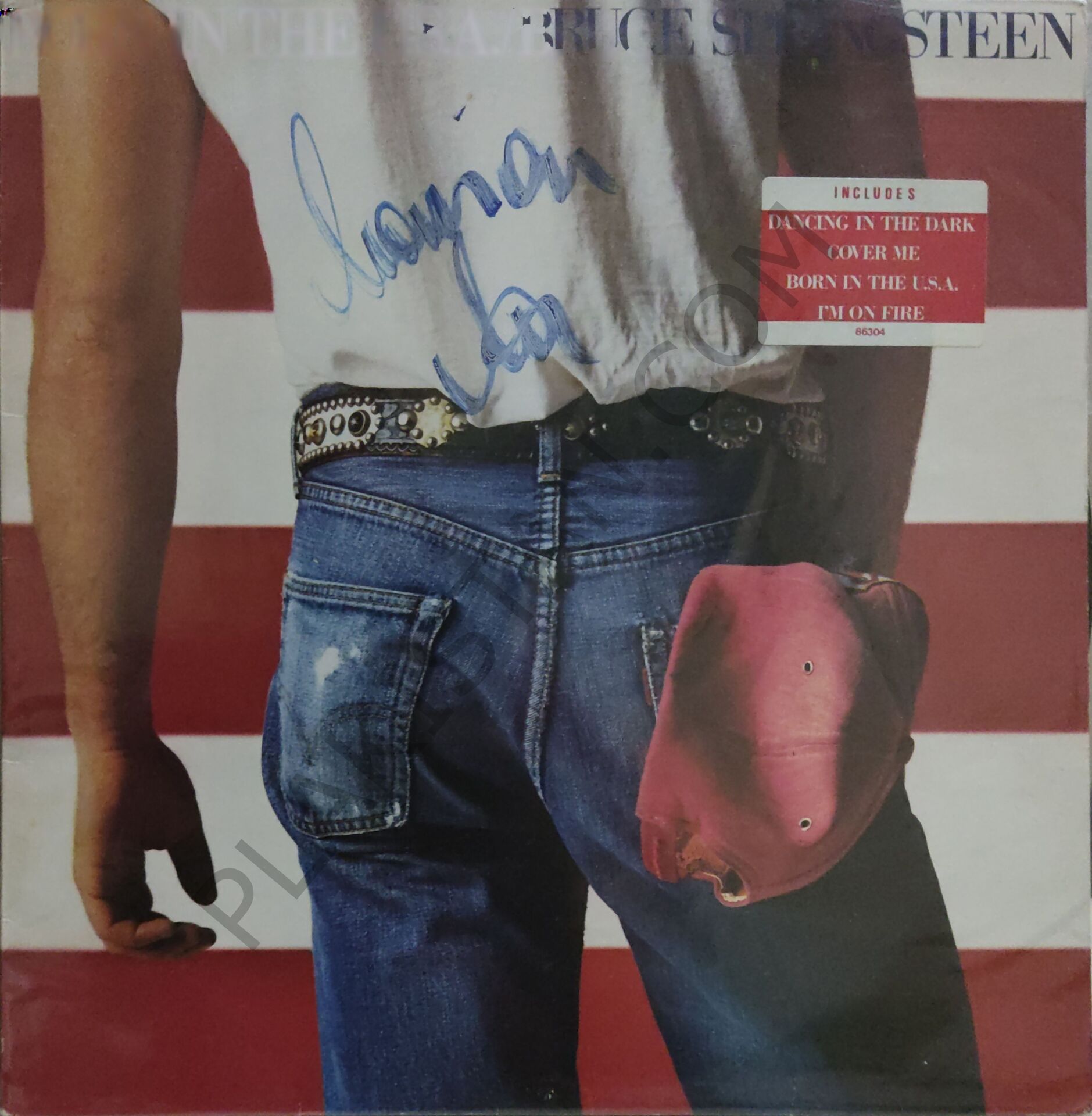 BRUCE SPRINGSTEEN - BORN IN THE USA LP PLAK