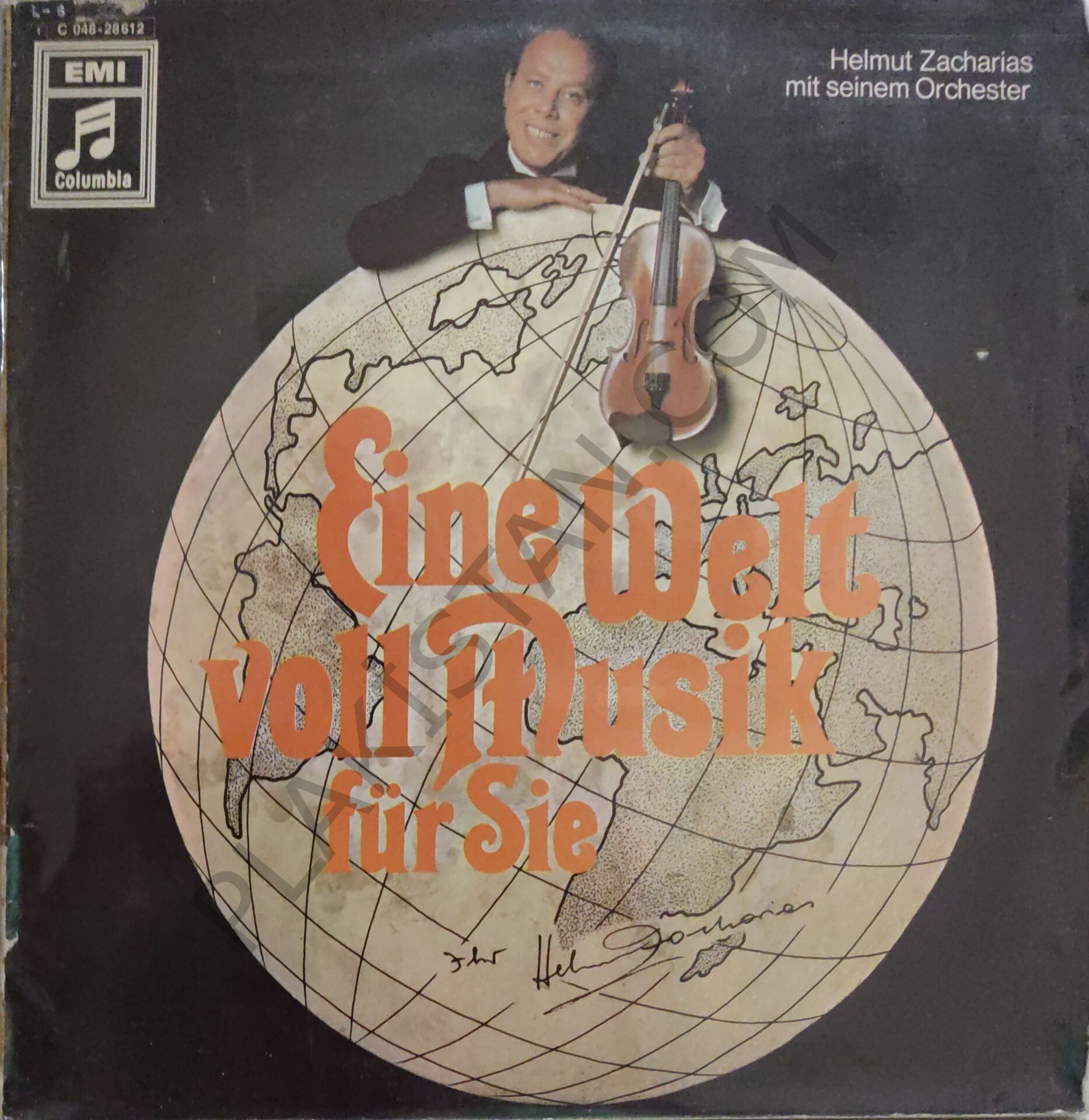 Helmut Zacharias And His Orchestra – Eine Welt Voll Musik Für Sie LP PLAK