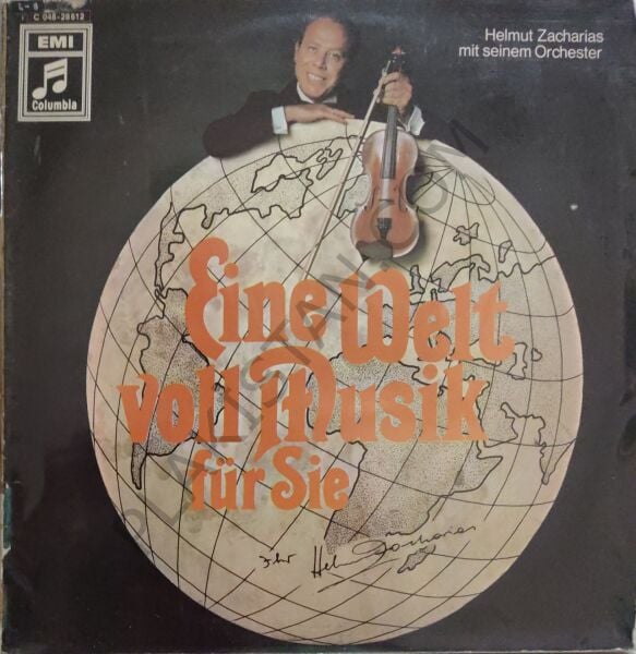 Helmut Zacharias And His Orchestra – Eine Welt Voll Musik Für Sie LP PLAK