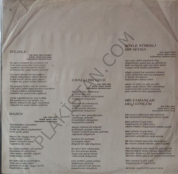 Sezen Aksu Firuze LP