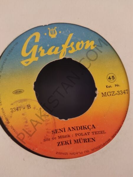 Zeki Müren Unutulmaz ( göbeksiz ) 45lik
