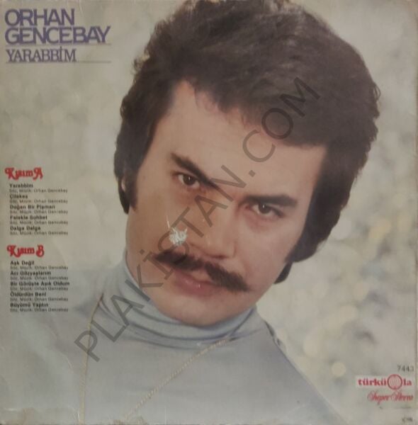 Orhan Gencebay Yarabbim Alman Baskı LP