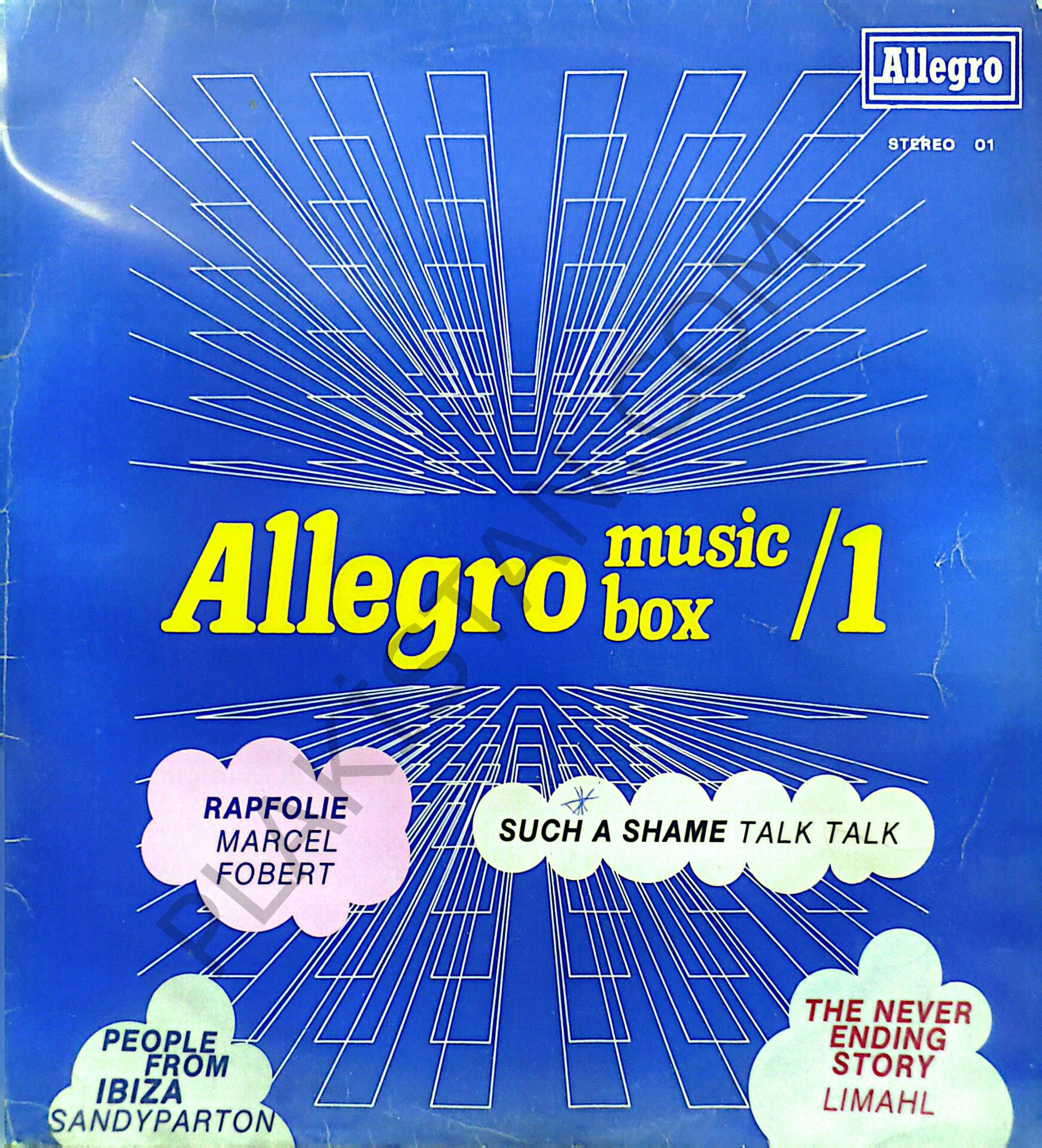 Allergro Music Box 1 - Rapfolie Marcel Fobert, Such a Shame LP PLAK