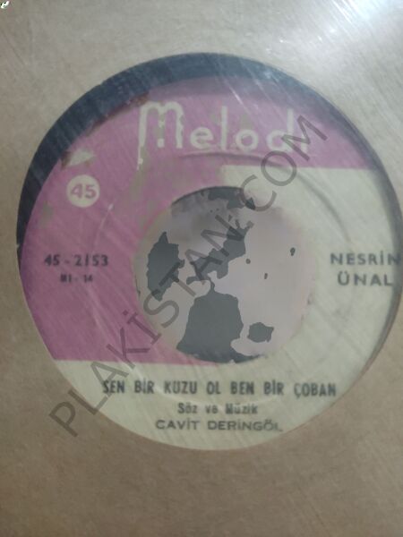 Nesrin Ünal -  Sen bir kuzu ol ben bir çoban 45lik PLAK