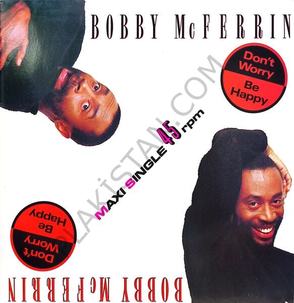 Bobby McFerrin – Don't Worry, Be Happy - Plak Maxi Single LP PLAK