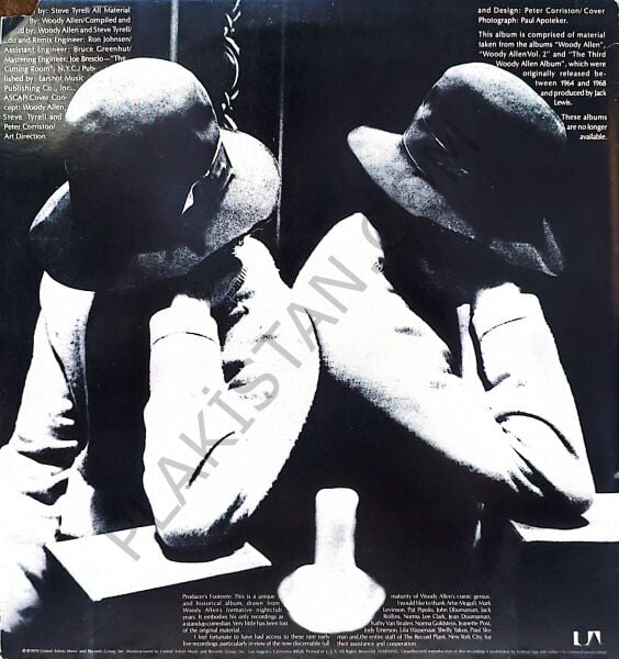 Woody Allen – Standup Comic: 1964-1968 LP PLAK