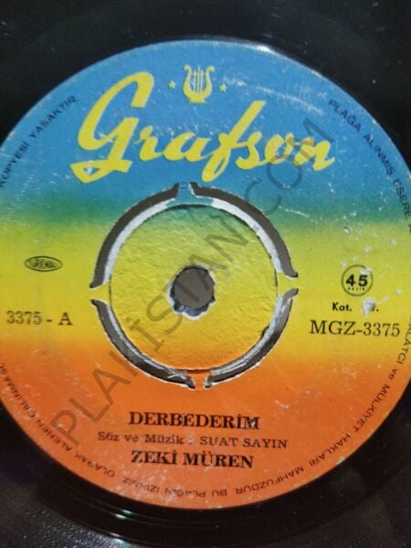 Zeki Müren Derbederim 45lik