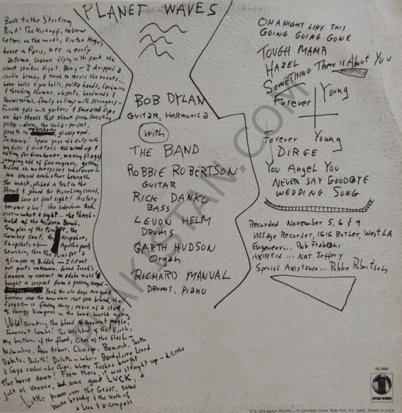 BOB DYLAN – Planet Waves LP PLAK