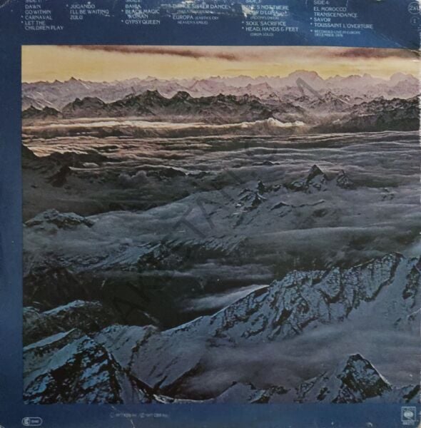 SANTANA - MOONFLOWER LP PLAK