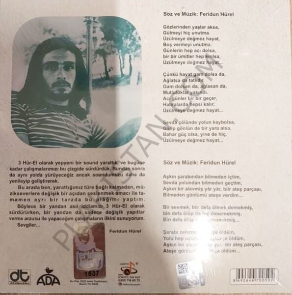 FERİDUN HÜREL -Bir Sevmek Bin Defa Ölmek Demekmiş 45 lik