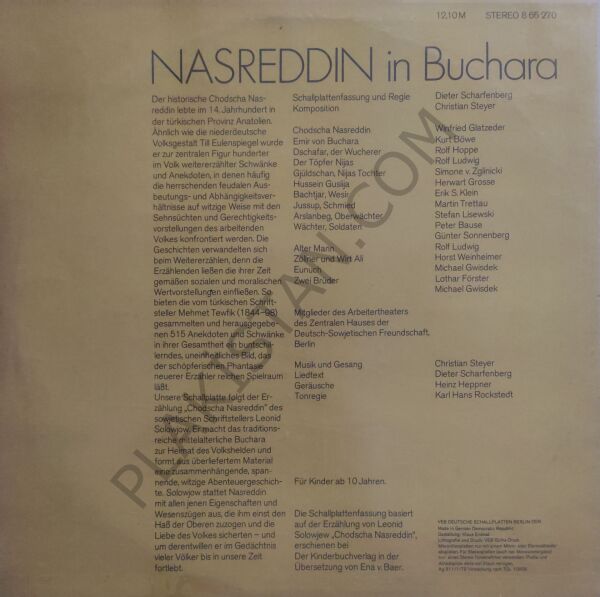 Nasreddin in Buchara LP PLAK
