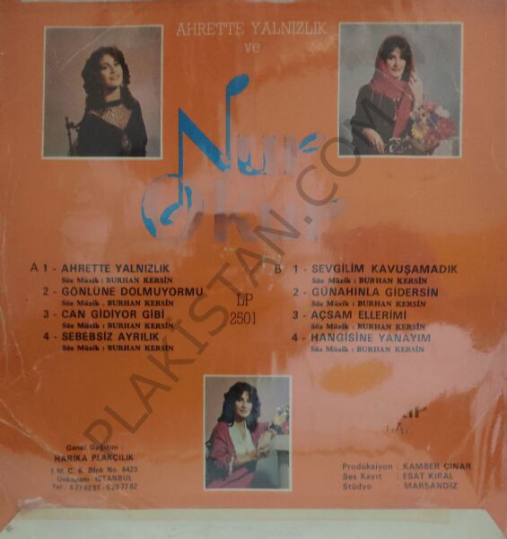 Nur Okur Ahirette Yalnızlık LP