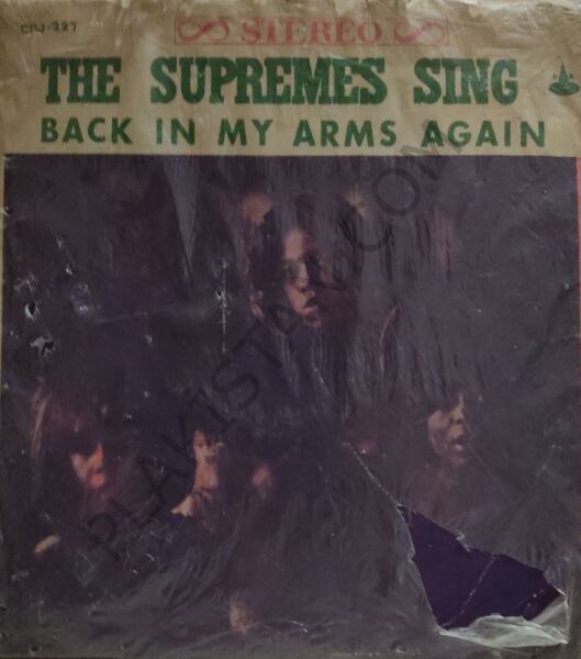 the supremes sıng back ın arms agaın LP PLAK