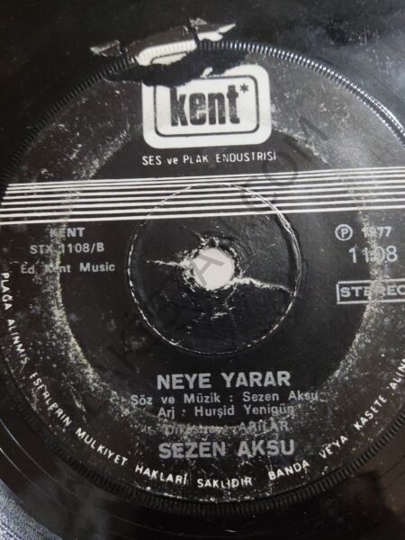 Sezen Aksu - Kapaksız - Kaybolan Yıllar 45lik PLAK