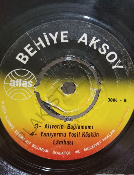 Behiye Aksoy Mini Lp 45lik