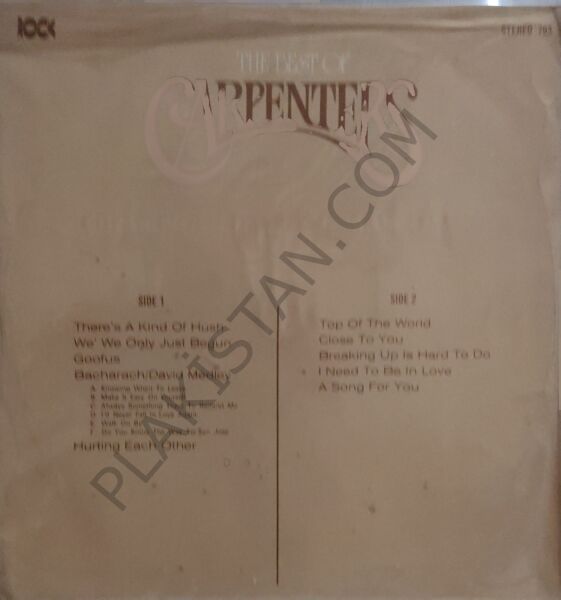 Carpenters The Best Of LP PLAK