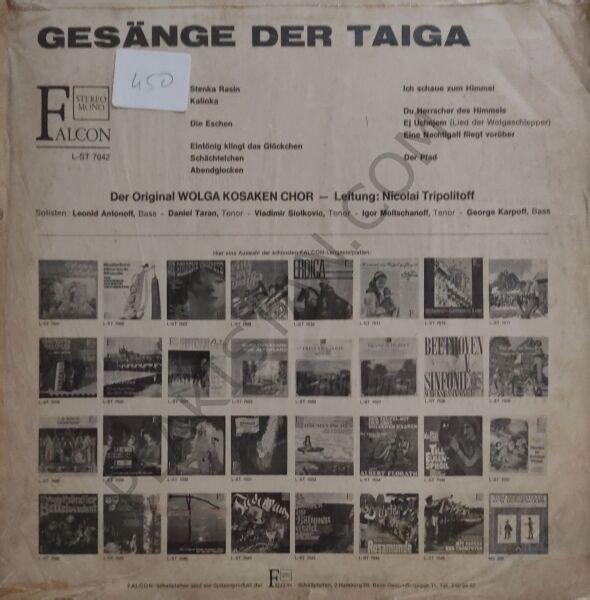 Gesänge der Taiga, Der Original Wolga Kosaken Chor -  LP PLAK