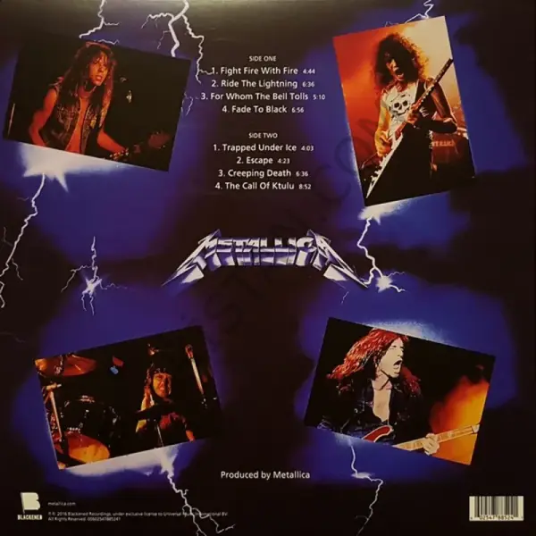 Metallica – Ride The Lightning LP PLAK