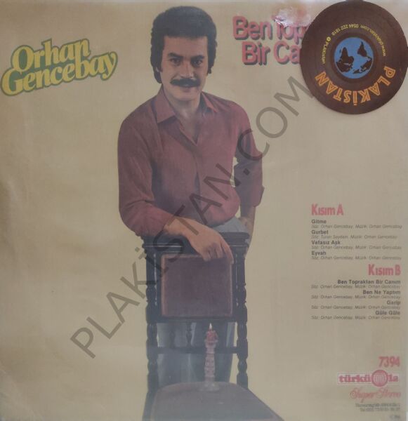 Orhan Gencebay Alman Baskı Ben Topraktan Bir Canım LP